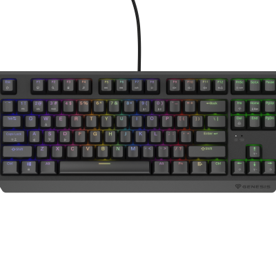 Genesis THOR 230 TKL Mechanical Gaming Keyboard Wired US Linear Black RGB
