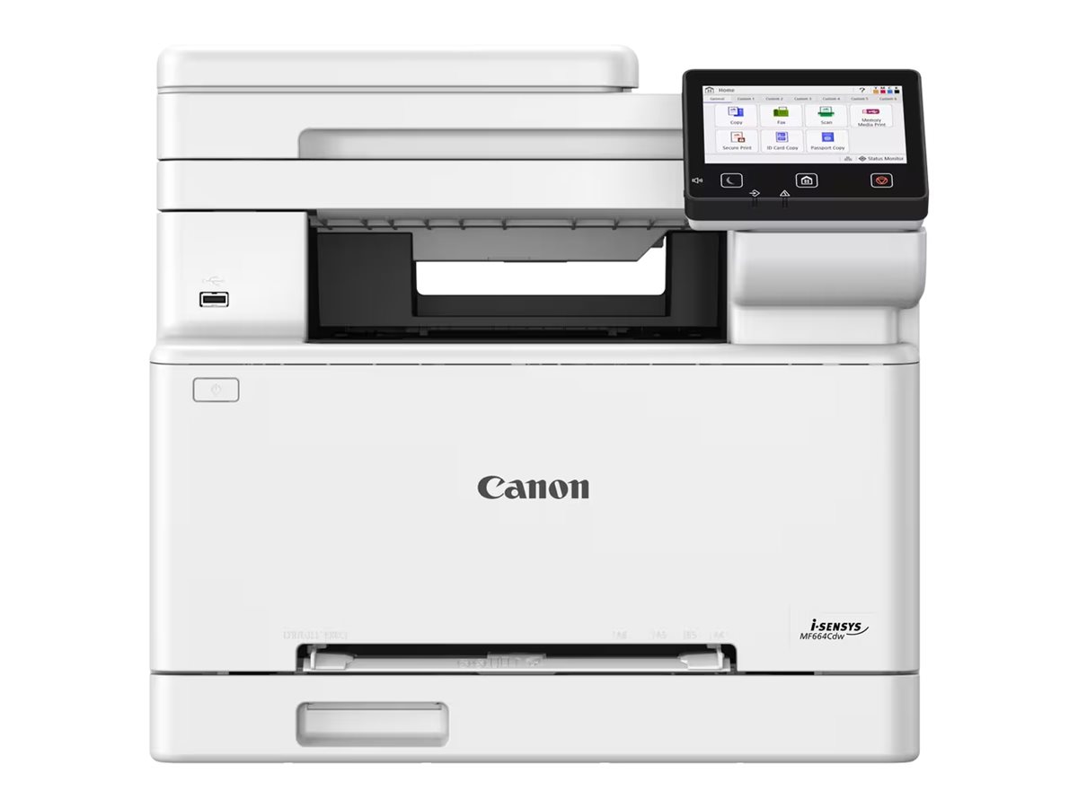 Canon Printer I-SENSYS MF667Cdw Laser Colour A4 Wi-Fi White/Black - Image 2