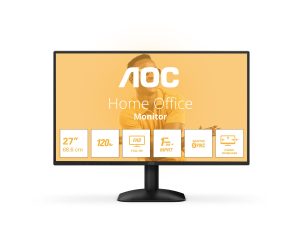 AOC 27B31H 27 " IPS FHD 16:9 120 Hz 1 ms 1920 x 1080 pixels 300 cd/m² HDMI ports quantity 1 Black
