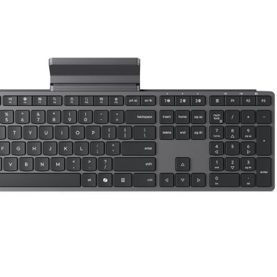 Lenovo 700 Modern Multi-Device Keyboard and Mouse Set Wireless Mouse included Bluetooth US Luna Grey