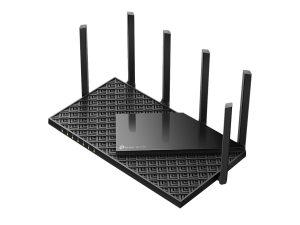 TP-LINK AXE5400 Tri-Band Gigabit Wi-Fi 6E Router Archer AXE75 802.11ax 10/100/1000 Mbit/s Ethernet LAN (RJ-45) ports 4 Mesh Support Yes MU-MiMO No No mobile broadband Antenna type External 1