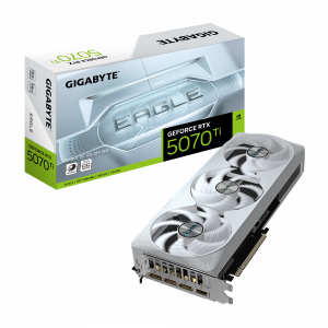 Gigabyte GeForce RTX 5070 Ti EAGLE OC ICE SFF 16G NVIDIA 16 GB GeForce RTX 5070 Ti GDDR7 HDMI ports quantity 1 PCI-E 5.0