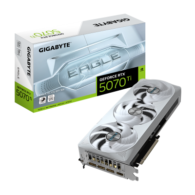 Gigabyte GeForce RTX 5070 Ti EAGLE OC ICE SFF 16G NVIDIA 16 GB GeForce RTX 5070 Ti GDDR7 HDMI ports quantity 1 PCI-E 5.0