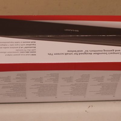 SALE OUT. Sharp HT-SB107 2.0 Compact Soundbar for TV up to 32", HDMI ARC/CEC, Aux-in, Optical, Bluetooth, 65cm, Gloss Black Yes Sharp Soundbar Speaker HT-SB107 Gloss Black No USB port DAMAGED PACKAGING AUX in Bluetooth Wireless connection