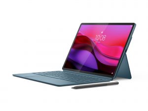 Lenovo Yoga Tab Plus Wi-Fi (without power adapter) ZAEG0018NL 12.7 " Tidal Teal LTPS 2944 x 1840 pixels Qualcomm Snapdragon 8 Gen 3 Mobile Platform 16 GB Soldered LPDDR5x 256 GB Wi-Fi Front camera 13 MP Rear camera Bluetooth 5.4 Android 14 or Later Warranty 24 month(s) Lenovo 2-in-1 Keyboard Pack + Lenovo Tab Pen Pro