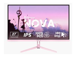 Arozzi Nova 27 " IPS QHD 16:9 180 Hz 1 ms 2560 x 1440 pixels 350 cd/m² HDMI ports quantity 2 Pink