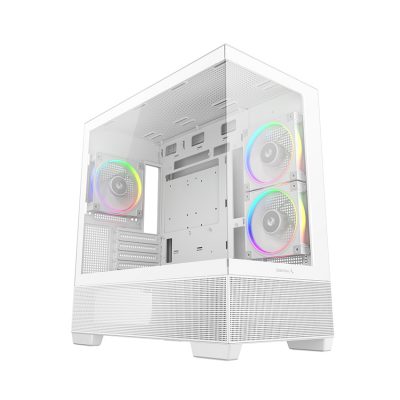 Deepcool Case CG380 3F White Micro ATX