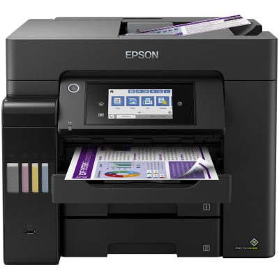 Epson Multifunctional Printer EcoTank L6570 Inkjet Colour Inkjet Multifunctional Printer A4 Wi-Fi Black