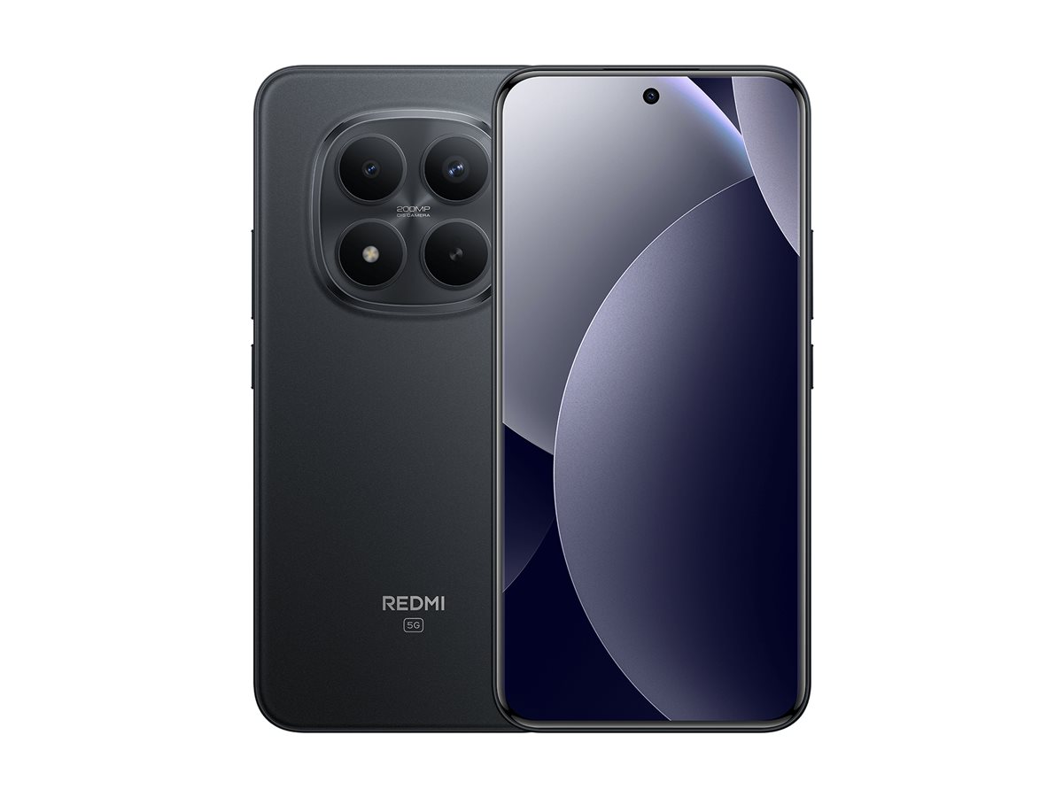 Xiaomi Redmi Note 15 Pro+ Black 6.83 " AMOLED 1220 x 2772 pixels Qualcomm Internal RAM 8 GB 256 GB Dual SIM 4G 5G Main camera resolution 200+8+2 MP Secondary camera resolution 32 MP Android 15 - Image 2