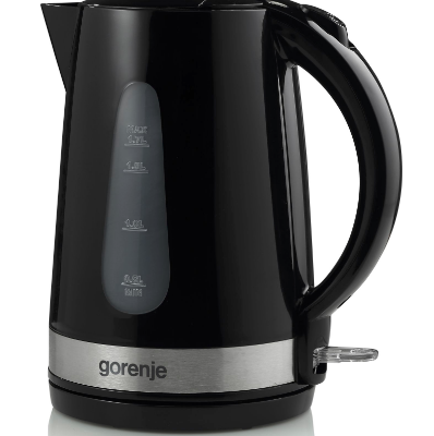 Gorenje Kettle K17BK Standard 2200 W 1.7 L Plastic/Metal 360° rotational base Black