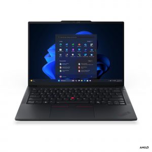 Lenovo ThinkPad E14 G7 AMD Black 14 " IPS WUXGA 1920 x 1200 pixels Anti-glare AMD Ryzen 7 250 16 GB SODIMM DDR5 Solid-state drive capacity 512 GB AMD Radeon 780M Graphics Windows 11 Pro 802.11ax Bluetooth version 5.3 Keyboard language Nordic Keyboard backlit Warranty 36 month(s) Battery warranty 12 month(s)