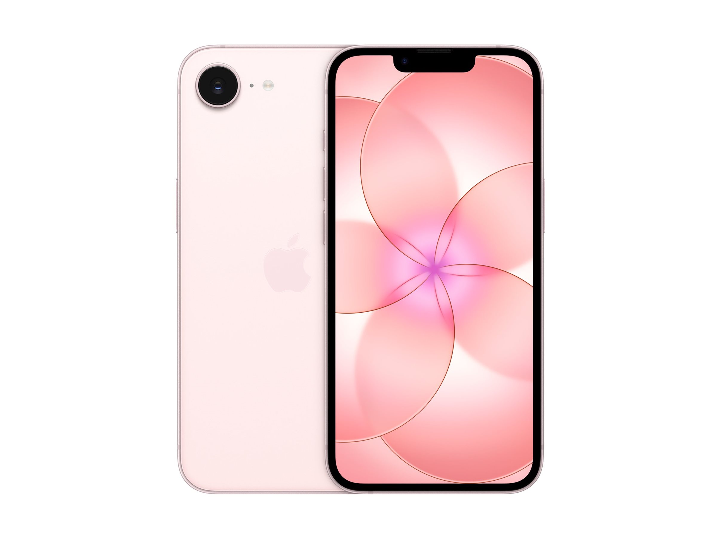 Apple iPhone 17e Soft Pink 6.1 " 2532 x 1170 pixels A19 Internal RAM 8 GB 256 GB Dual SIM Nano SIM 4G 5G Main camera resolution 48 MP iOS Secondary camera resolution 12 MP 26
