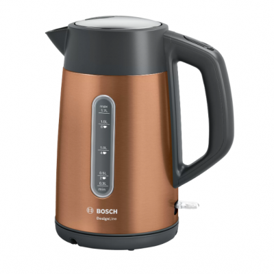 Bosch Kettle TWK4P439 Electric 2400 W 1.7 L Stainless steel 360° rotational base Copper