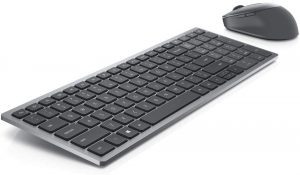 Dell Pro Plus KM7120W Keyboard and Mouse Set Wireless Mouse included Bluetooth Wireless connection Lithuanian Titan Gray