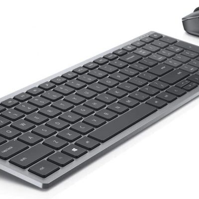 Dell Pro Plus KM7120W Keyboard and Mouse Set Wireless Mouse included Bluetooth Wireless connection Lithuanian Titan Gray