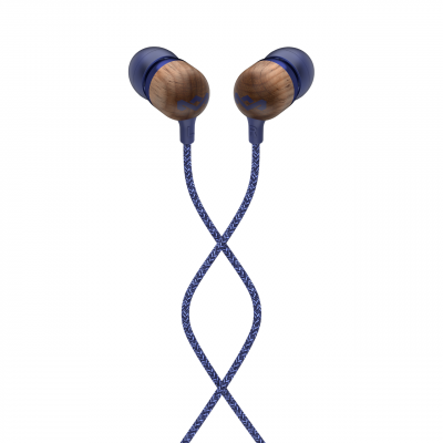Marley Earbuds Smile Jamaica Wired In-ear Microphone Denim
