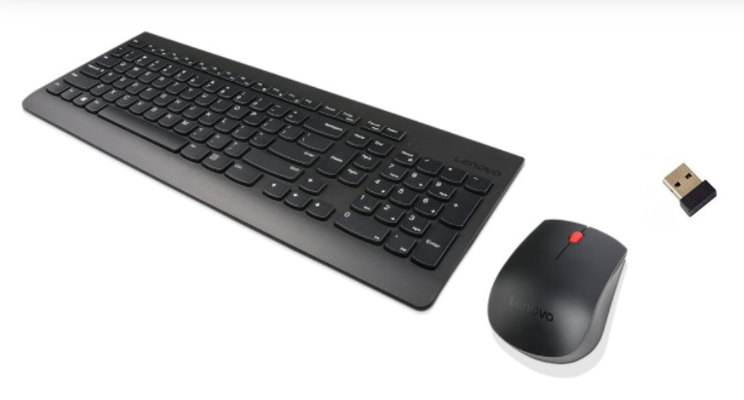 Lenovo Wireless Combo Keyboard & Mouse 510 Keyboard and Mouse Combo 2.4 GHz Wireless via Nano USB Batteries included English Black - Image 2