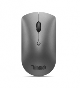 Lenovo ThinkBook Bluetooth Silent Mouse Wireless Bluetooth 5.0 Iron Grey 1 year(s)