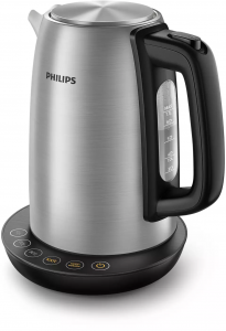 Philips Kettle HD9359/90 Electric 2200 W 1.7 L Plastic/Stainless Steel 360° rotational base Grey