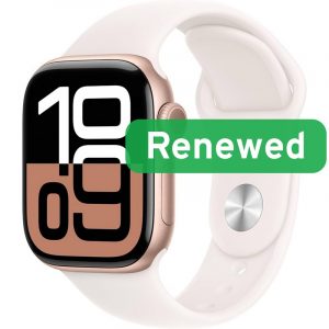 Apple Renewed Grade A Apple Watch Series 10 LTE 42mm Rose Gold