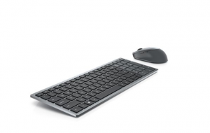 Dell Keyboard and Mouse KM7120W Keyboard and Mouse Set Wireless Batteries included Bluetooth Wireless connection NORD Titan Gray