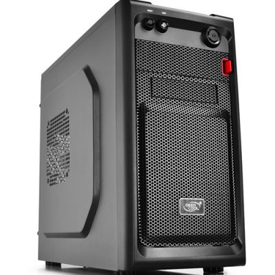 Deepcool Smarter USB 3.0 x1, USB 2.0 x 1, Mic x1, Spk x1 Black Micro ATX ATX