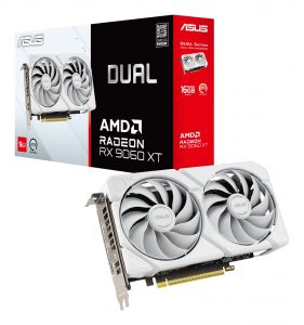 Asus Dual Radeon RX 9060 XT 16GB GDDR6 AMD 16 GB Radeon RX 9060 XT GDDR6 HDMI ports quantity 1 PCI Express 5.0