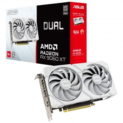 Asus Dual Radeon RX 9060 XT 16GB GDDR6 AMD 16 GB Radeon RX 9060 XT GDDR6 HDMI ports quantity 1 PCI Express 5.0