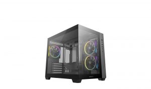 Deepcool Case CG330 3F Black Micro ATX