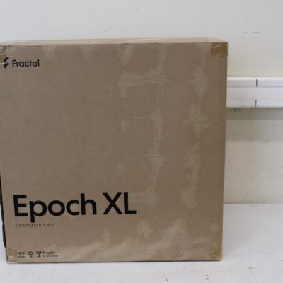 SALE OUT. Fractal Design Epoch XL Computer Case, White TG RGB Clear Tint Fractal Design Case Epoch XL White TG RGB Clear Tint ATX DAMAGED PACKAGING