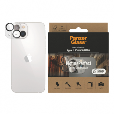 PanzerGlass Camera Lens Protection PicturePerfect Apple iPhone 14/14 Plus Glass Transparent
