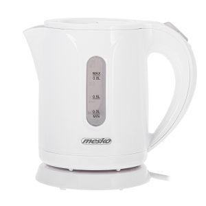 Mesko Kettle MS 1376 Electric 850 W 0.8 L Plastic 360° rotational base White
