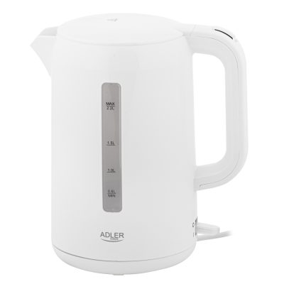 Adler Kettle AD 1386 Electric 1850 W 2.2 L Plastic 360° rotational base White