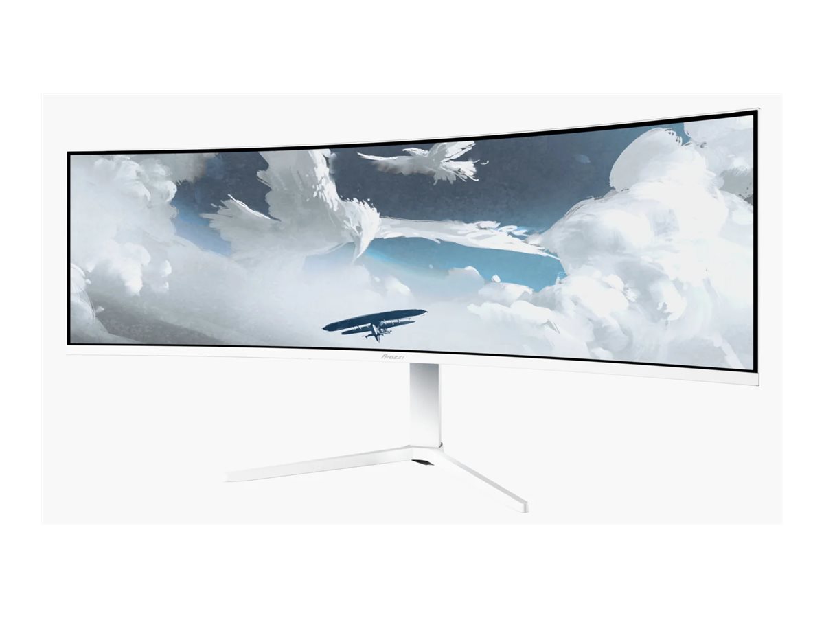 Arozzi Nova 49 " VA 32:9 165 Hz 4 ms 5120 x 1440 pixels 350 cd/m² HDMI ports quantity 2 White - Image 3