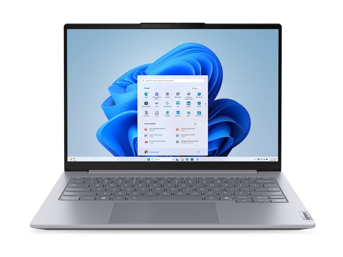 Lenovo 14 G8 IAL Intel ThinkBook Arctic Grey 14 " IPS WUXGA 1920 x 1200 pixels Anti-glare Intel Core Ultra 9 185H 16 GB SODIMM DDR5 Solid-state drive capacity 512 GB Intel Arc Graphics Functions as Intel Graphics Windows 11 Pro 802.11ax Bluetooth version 5.3 Keyboard language Nordic Keyboard backlit Warranty 24 month(s) Battery warranty 12 month(s) - Image 5
