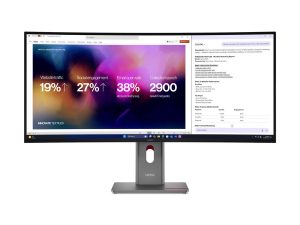 Lenovo ThinkVision P40WD-40 39.7 " IPS WUHD 21:9 120 Hz 4ms GtG (Extreme mode) / 6ms GtG (Typical mode) ms 5120 x 2160 pixels 400 cd/m² HDMI ports quantity 1 Eclipse Black