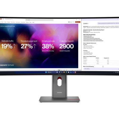 Lenovo ThinkVision P40WD-40 39.7 " IPS WUHD 21:9 120 Hz 4ms GtG (Extreme mode) / 6ms GtG (Typical mode) ms 5120 x 2160 pixels 400 cd/m² HDMI ports quantity 1 Eclipse Black