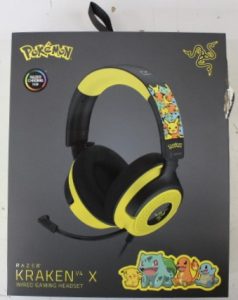 SALE OUT. Razer Kraken V4 X - Pokémon Kanto Starters Ed. Razer Headset Kraken V4 X Wired Over-Ear DAMAGED PACKAGING, DEMO
