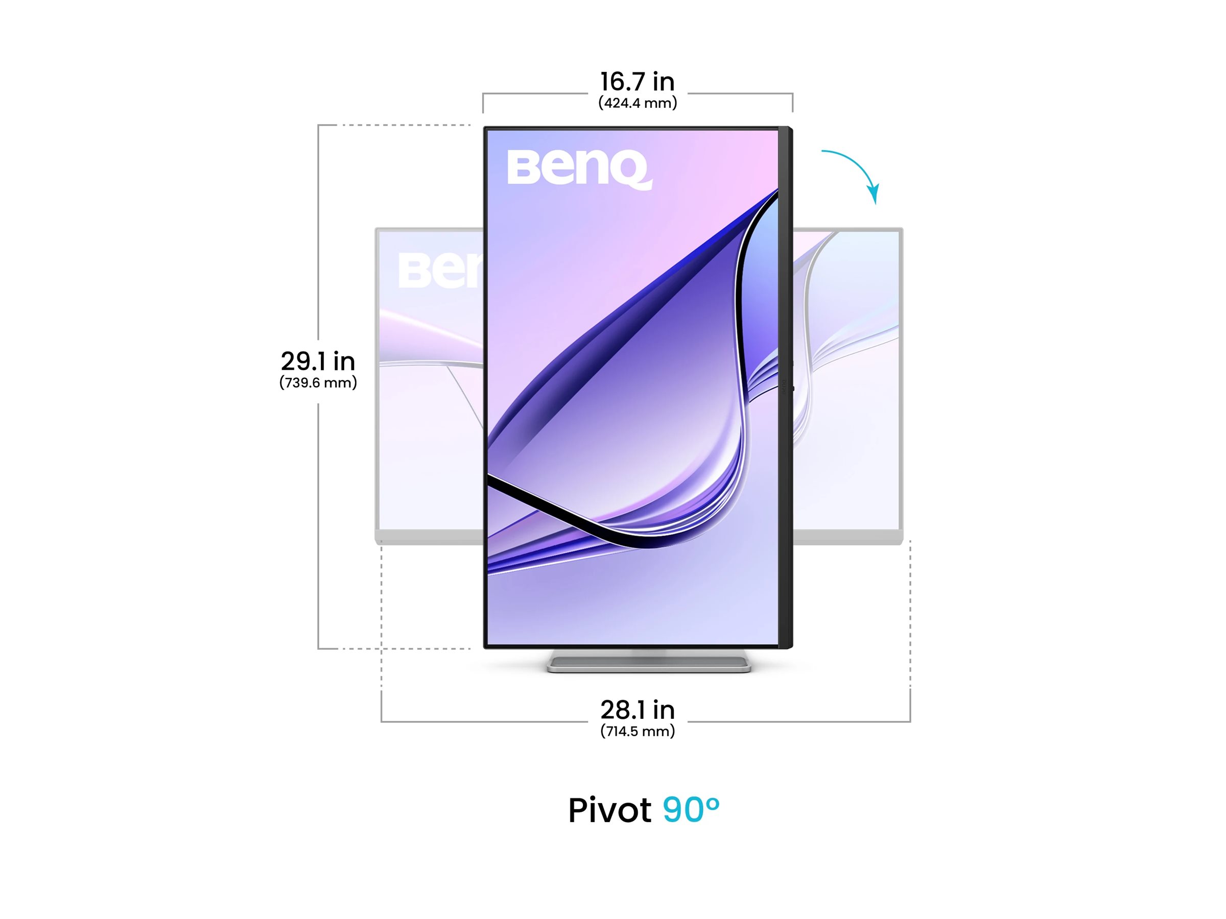 Benq MA320UP 32 " IPS 16:9 60 Hz 5 ms 3840 x 2160 pixels 550 cd/m² HDMI ports quantity 2 - Image 2