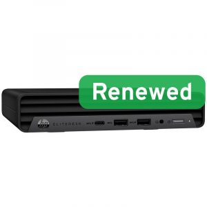 HP Renewed Grade A EliteDesk 800 G6 Intel Core i5 i5-10500 16 GB SSD 256 GB Intel UHD Graphics Windows 11 Pro