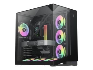 Gamemax Case NEX C56 VC BK ATX