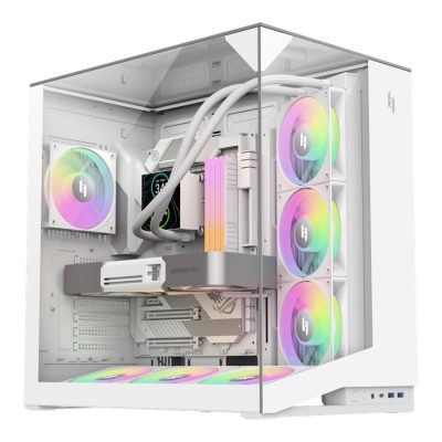 Gamemax Case NEX C56 VC WH ATX
