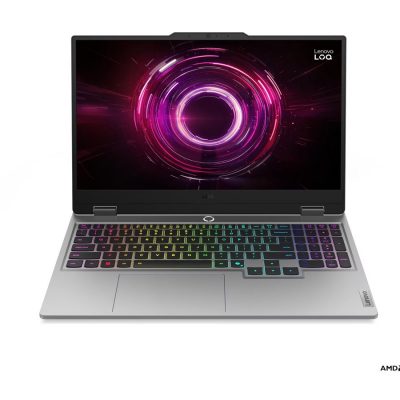 Lenovo LOQ 15AHP10 AMD Luna Grey 15.6 " IPS FHD 1920 x 1080 pixels Anti-glare AMD Ryzen 7 250 16 GB SODIMM DDR5 Solid-state drive capacity 512 GB NVIDIA GeForce RTX 5060 GDDR7 8 GB Windows 11 Home 802.11ax Bluetooth version 5.3 Keyboard language English Keyboard backlit Warranty 24 month(s) Battery warranty 12 month(s)