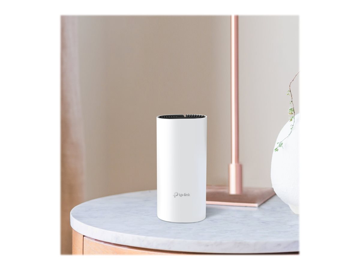 TP-LINK AC1200 Whole Home Mesh WiFi System Deco M4 (1-pack) 802.11ac 867+300 Mbit/s 10/100/1000 Mbit/s Ethernet LAN (RJ-45) ports 2 Mesh Support Yes MU-MiMO Yes No mobile broadband Antenna type 2xInternal - Pilt 5