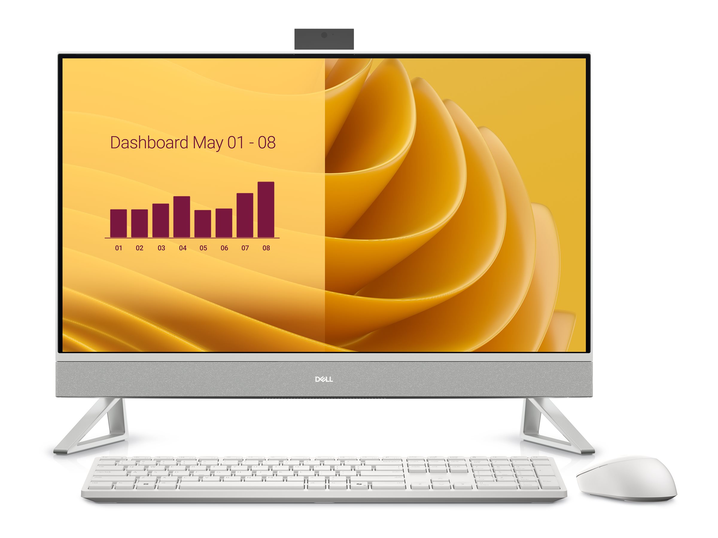Dell EC27250 Desktop AIO 27 " Intel Core 7 150U 32 GB DDR5 2000 GB Intel Graphics US International Windows 11 Pro Warranty 36 month(s) - Image 2