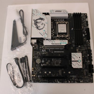 SALE OUT. MSI B860 GAMING PLUS WIFI Processor family Intel Processor socket LGA1851 DDR5 Supported hard disk drive interfaces SATA, M.2 Number of SATA connectors 4 USED, REFURBISHED, WITHOUT ACCESSORIES