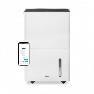 Duux Smart Dehumidifier Bora Suitable for rooms up to 50 m² Water tank capacity 4 L White