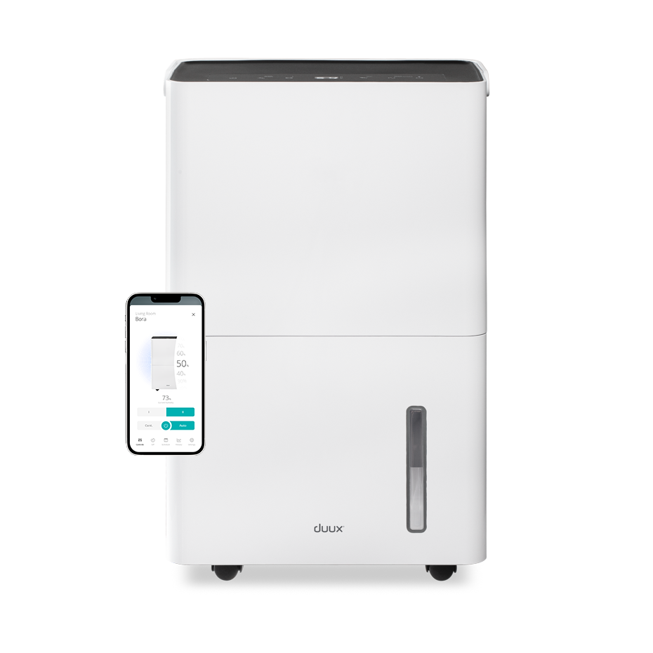 Duux Smart Dehumidifier Bora Suitable for rooms up to 50 m² Water tank capacity 4 L White