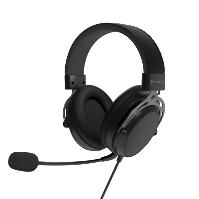 Genesis Gaming Headset Toron 301 Wired Over-Ear Microphone Black