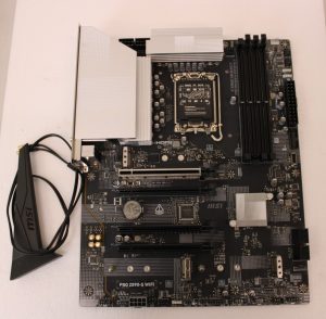 SALE OUT. MSI PRO Z890-S WIFI Processor family Intel Processor socket LGA1851 DDR5 Supported hard disk drive interfaces SATA, M.2 Number of SATA connectors 4 USED, REFURBISHED, WITHOUT ACCESSORIES, ONLY BACKPANEL INCLUDED
